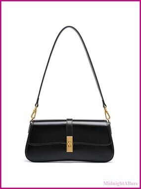 Genuine Leather Evening Bag Hobo Handbag Underarm Shoulder Bag Lightweight